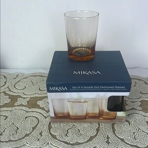 Mikasa 11.5 fl oz, Chloe Apricot Swirl